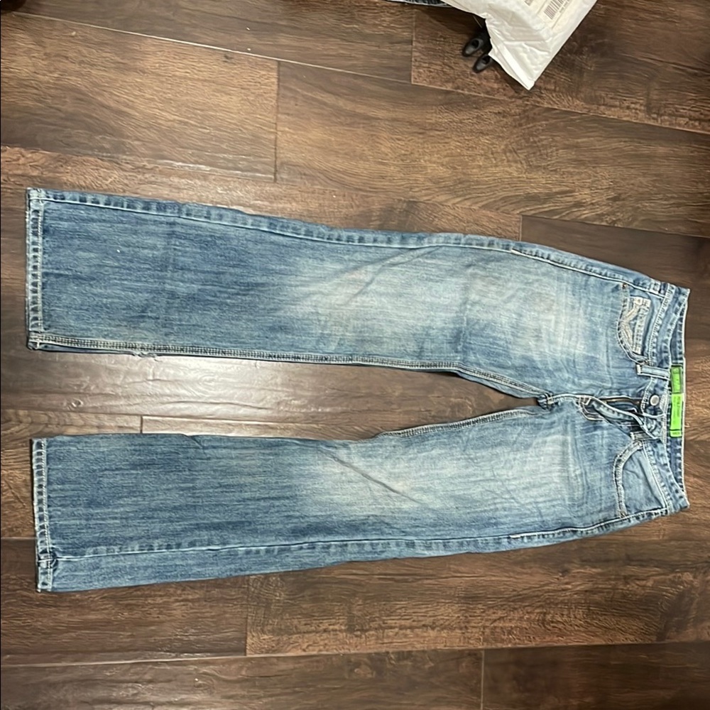 Men's Pistol Rock & Roll Denim Jean. Straight leg.